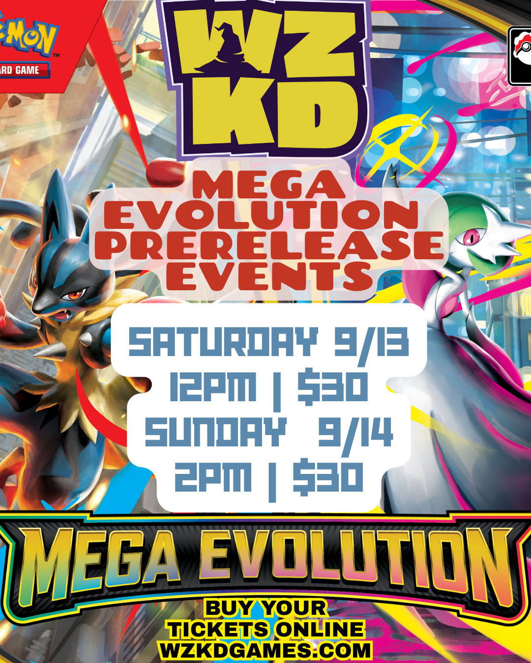 MEGA EVOLUTION PRERELEASE