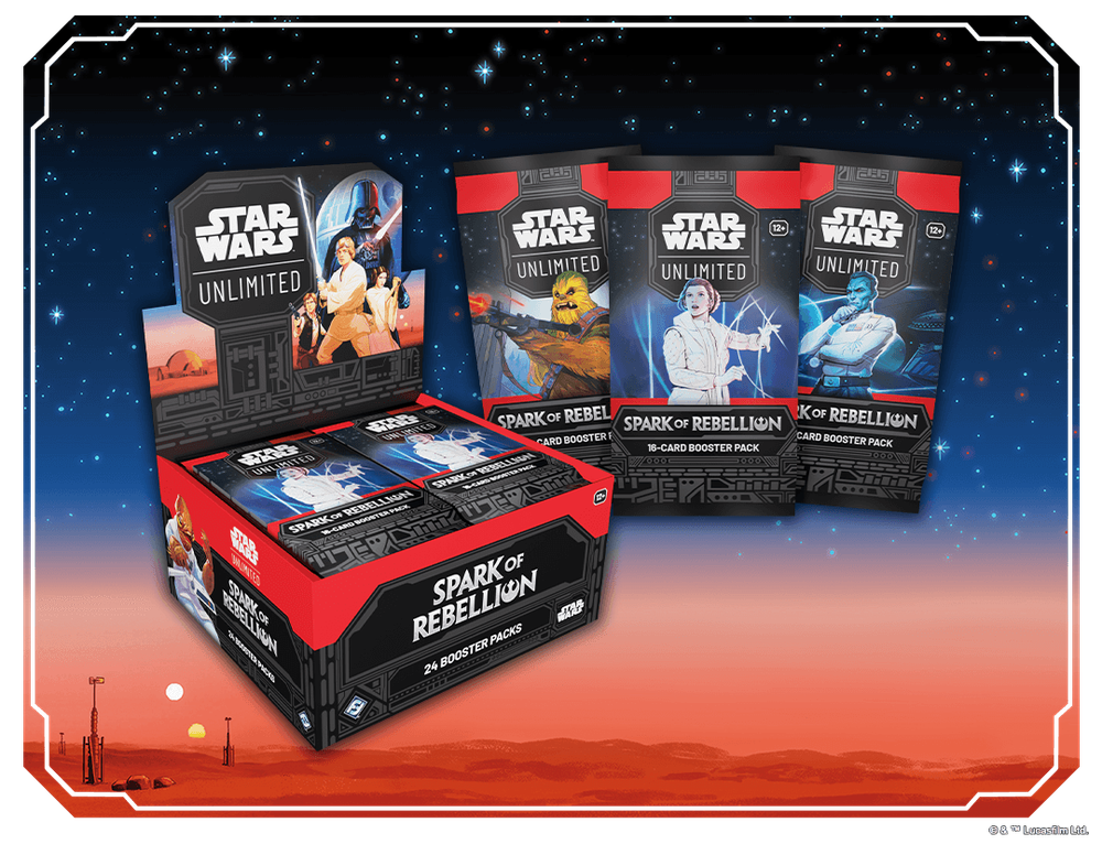 Star Wars: Unlimited TCG Spark of Rebellion Booster Display