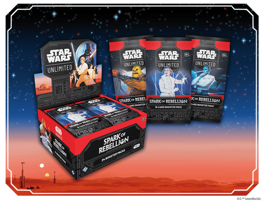 Star Wars: Unlimited TCG Spark of Rebellion Booster Display